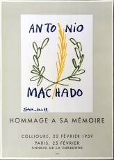 Pablo Picasso: Hommage A Antonio Machado, 1959