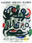 Joan Miró: Galerie Cramer, 1969