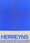 Gilbert Herreyns: Galerie Van der Voort, 1973