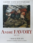André Favory: Galerie Maine-Montparnasse, 1971